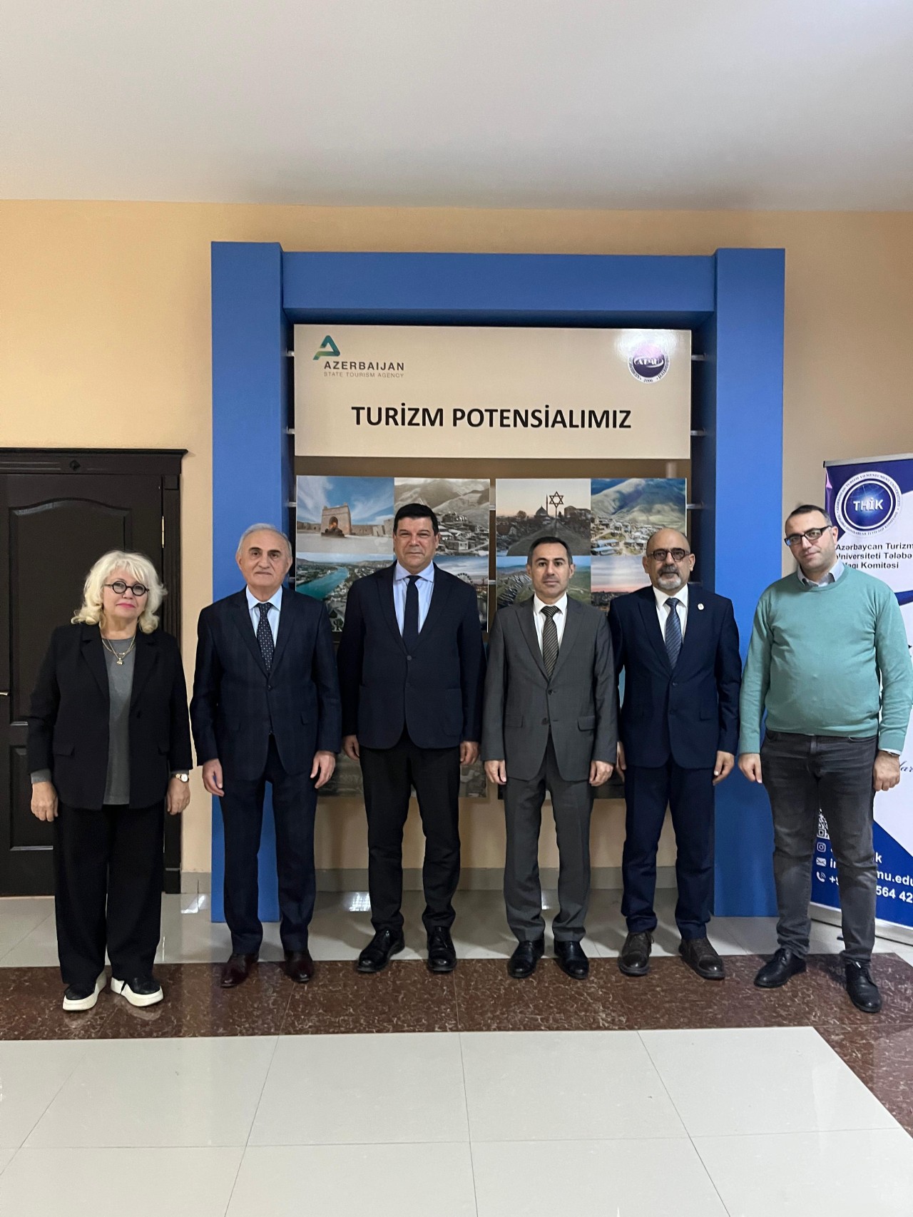 Doğu Akdeniz Universitetinin rektoru ATMU-da - FOTOLAR